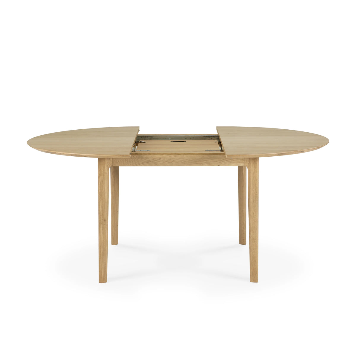 Ethnicraft Bok round extension dining table 129179 Dining Tables Feliz