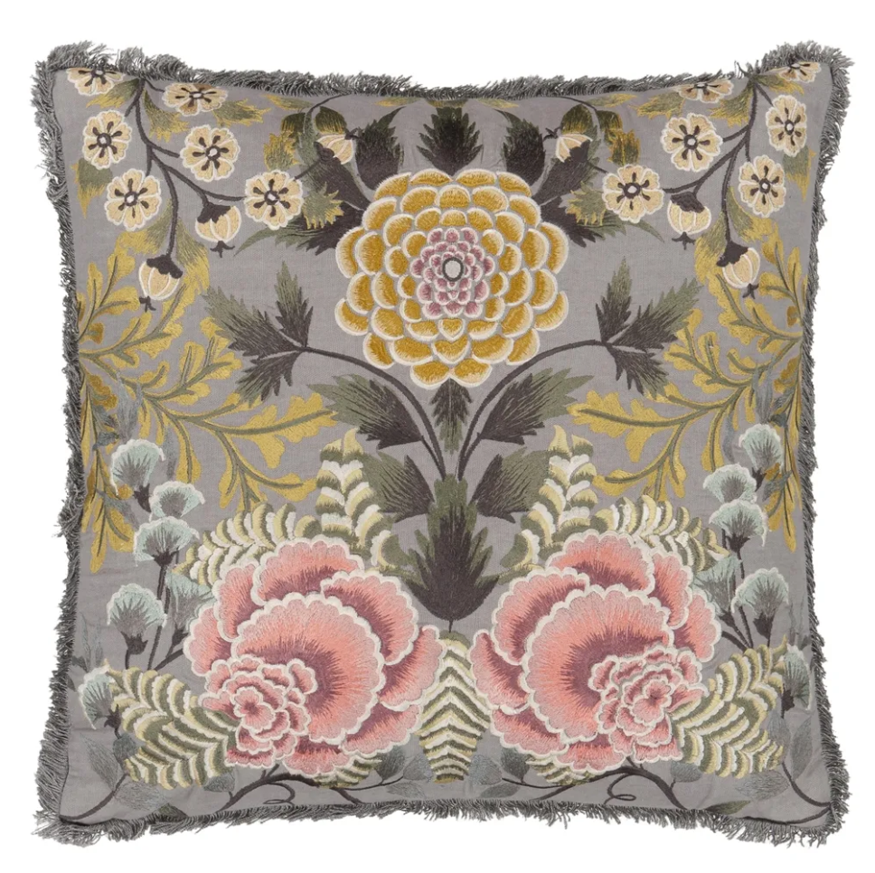 Brocart Decoratif Embroidered Cushion