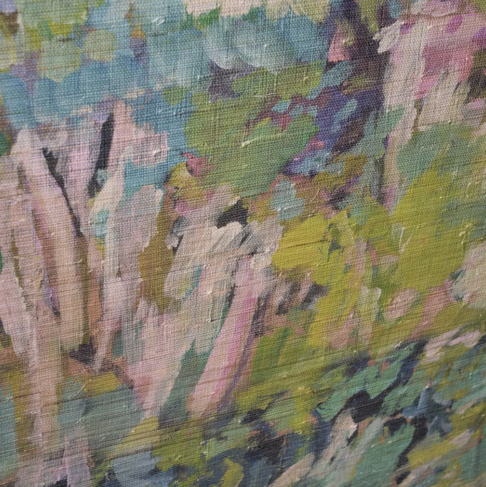 Foret Impressionniste Grasscloth