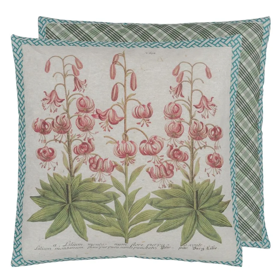 Crown Lily Canvas Cushion