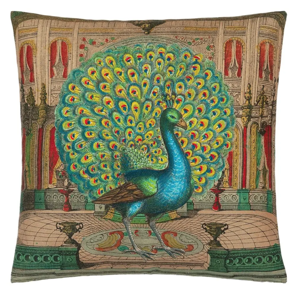 Peacock Emerald Cushion