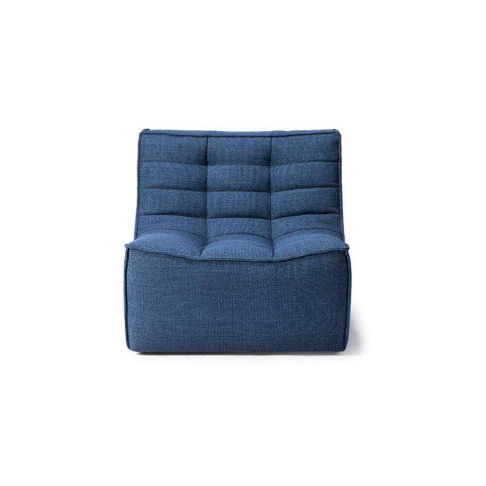 N701 sofa - 1 seater - blue by Jacques Deneef
