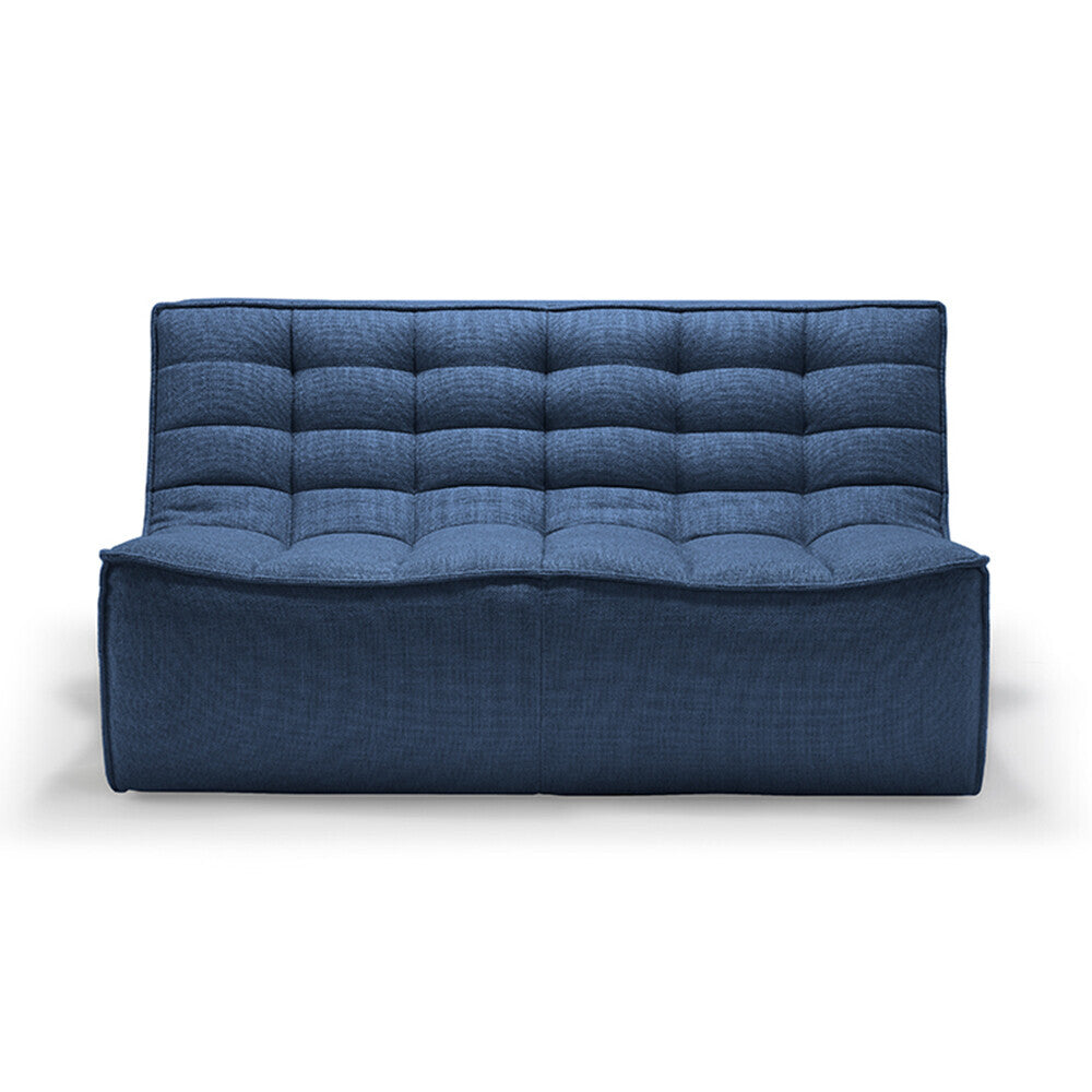 N701 sofa - 2 seater - blue by Jacques Deneef