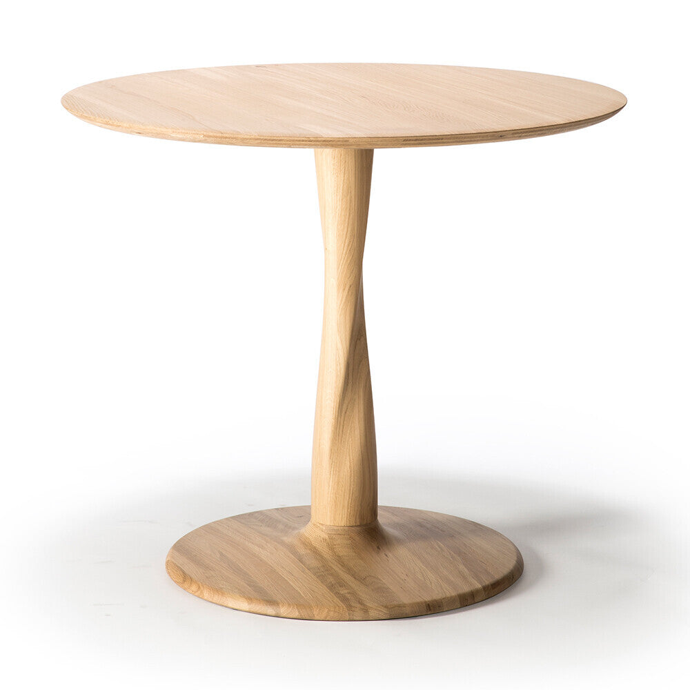 Oak Torsion dining table by Alain van Havre