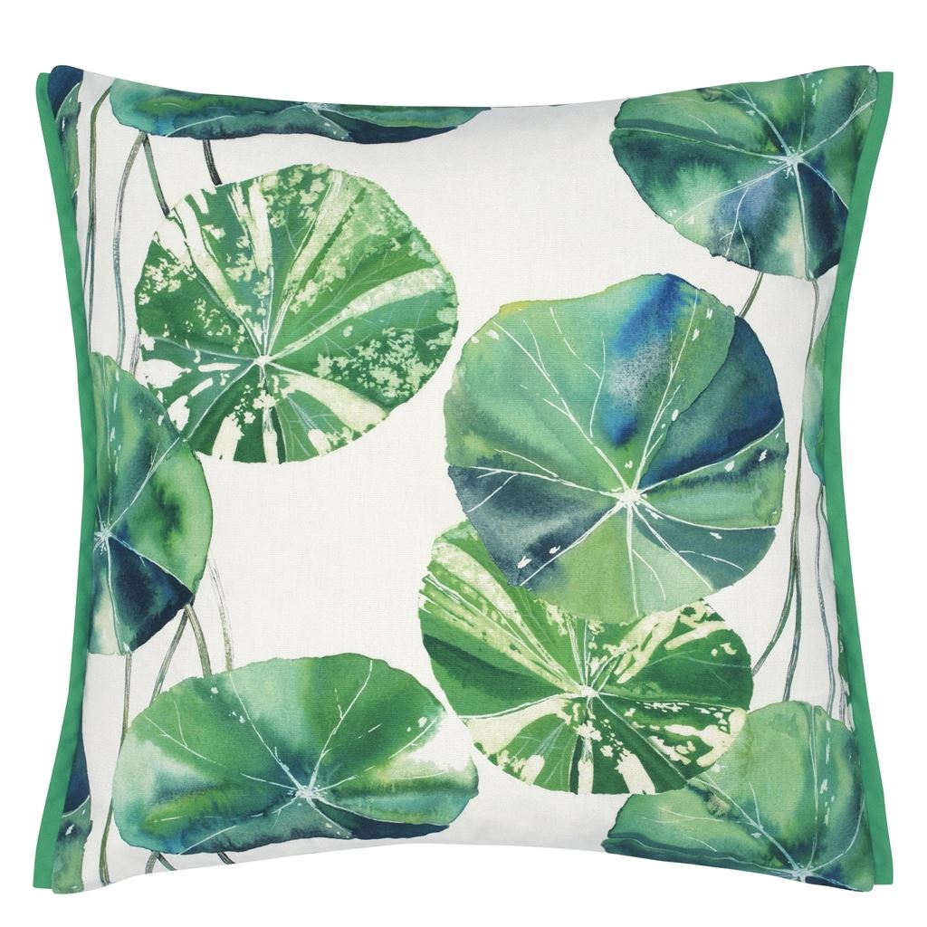 Brahmi Outdoor Leaf Cushion