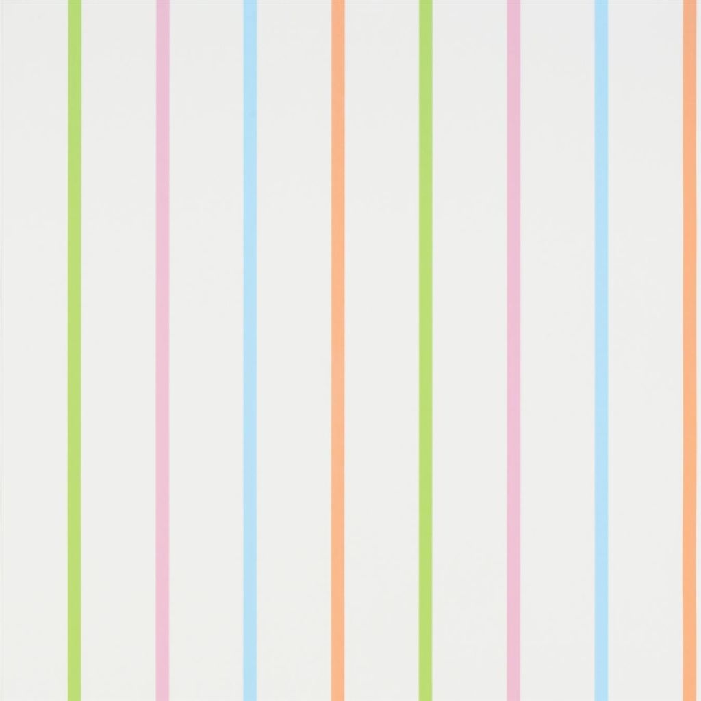 Rainbow Stripe - Aqua Wallpaper