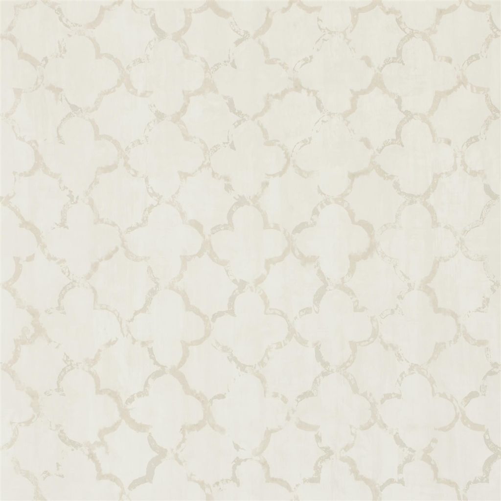 Chinese Trellis - Pearl Wallpaper