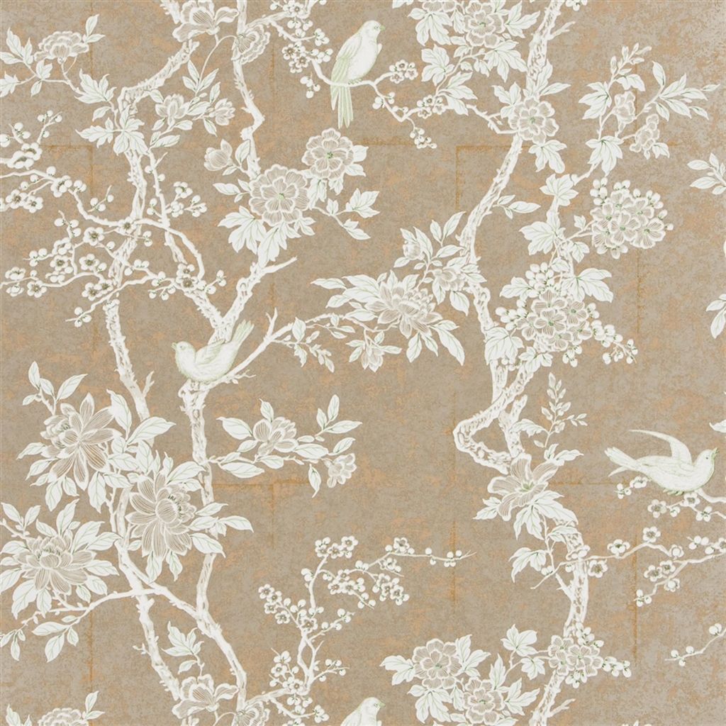 Marlowe Floral - Sterling Wallpaper