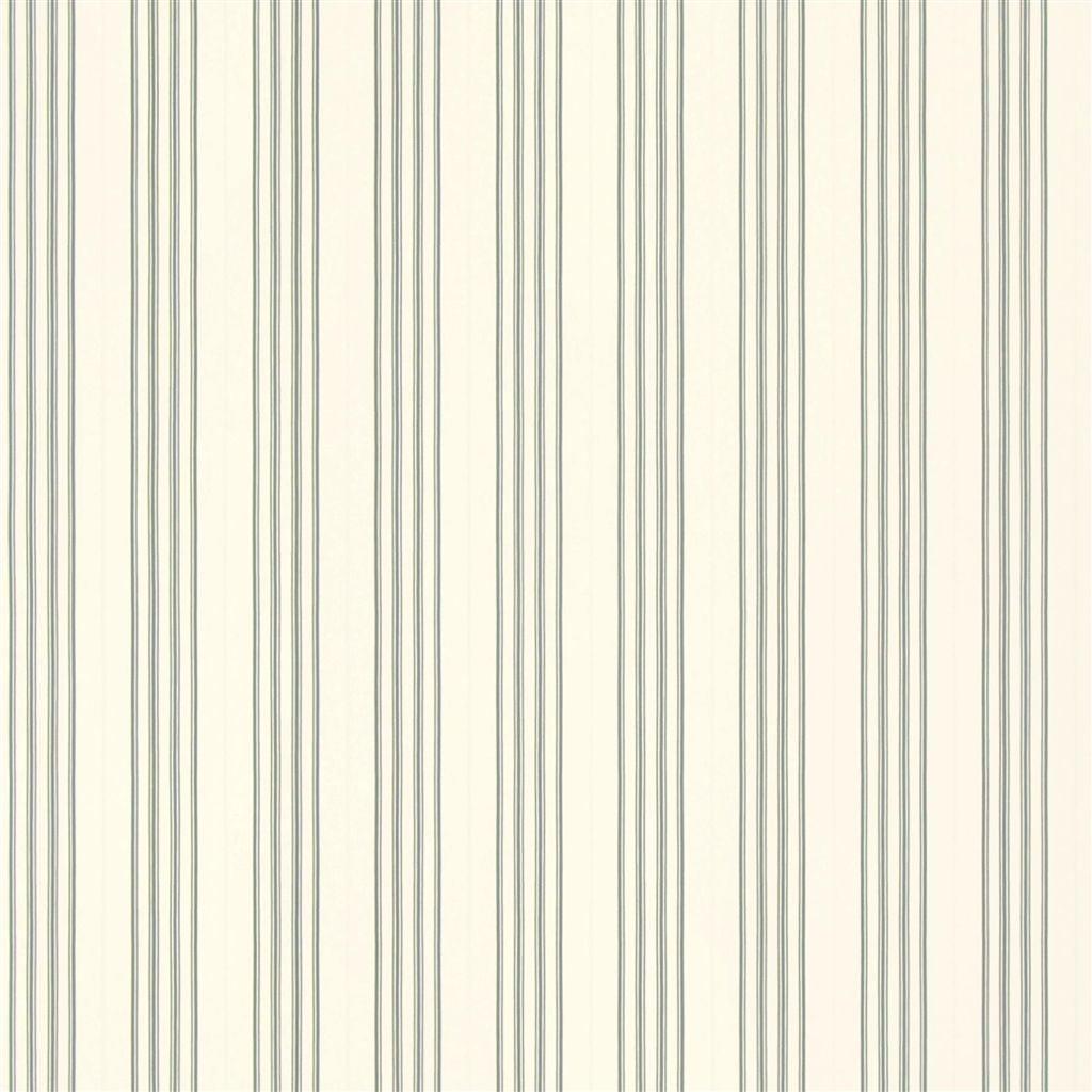Palatine Stripe - Peacock Wallpaper