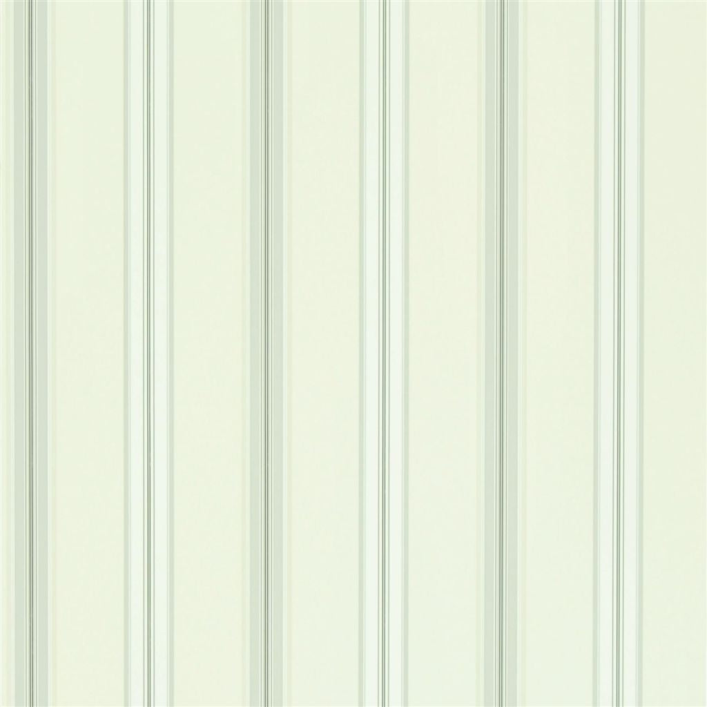 Dunston Stripe - Platinum Wallpaper