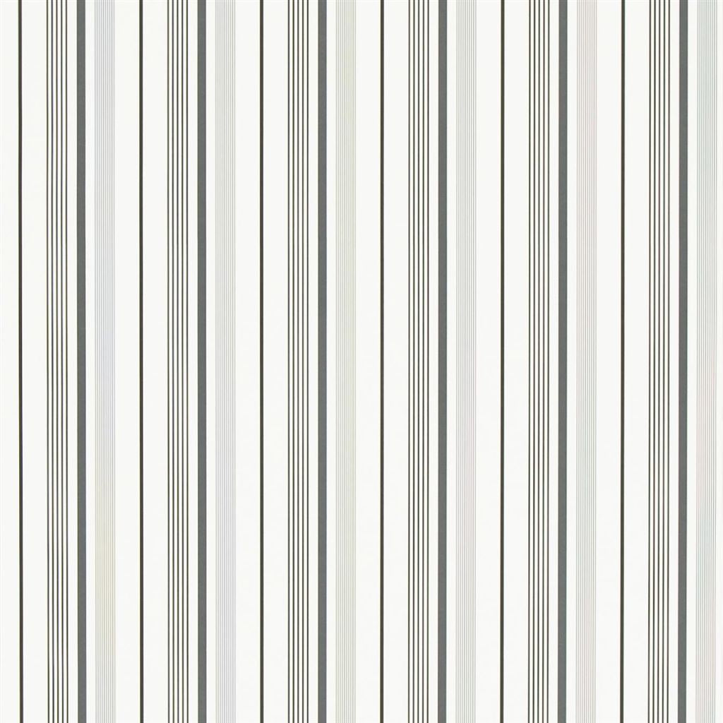 Gable Stripe - Jet Wallpaper