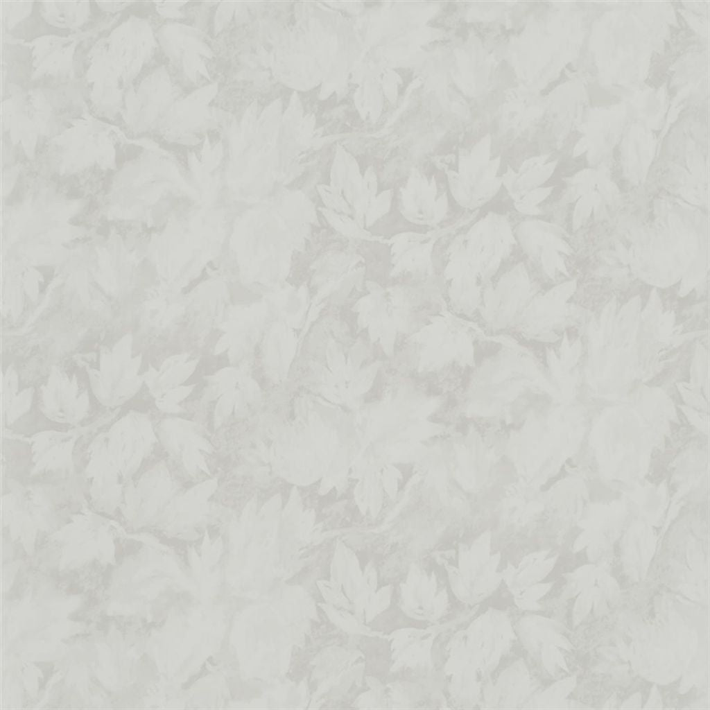 Fresco Leaf - Pearl Wallpaper