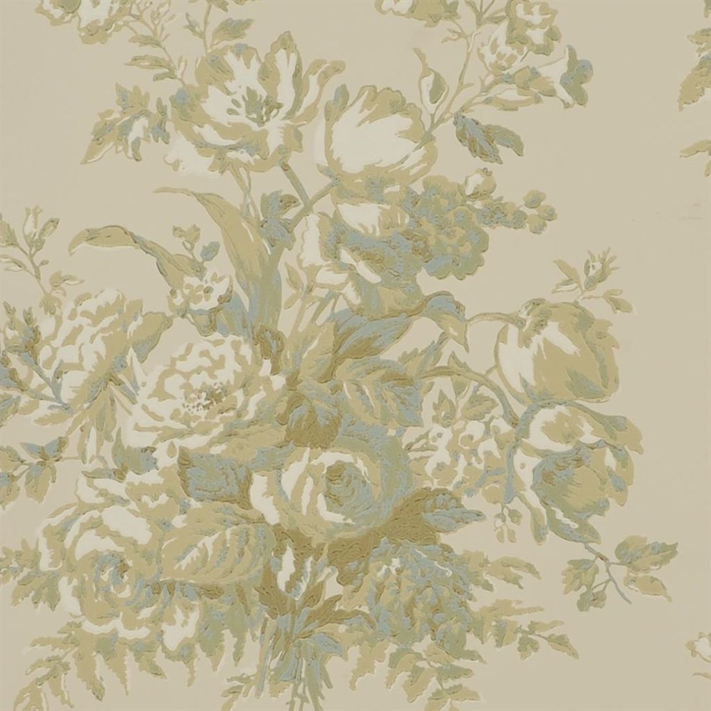 Francoise Bouquet - Parchment Wallpaper
