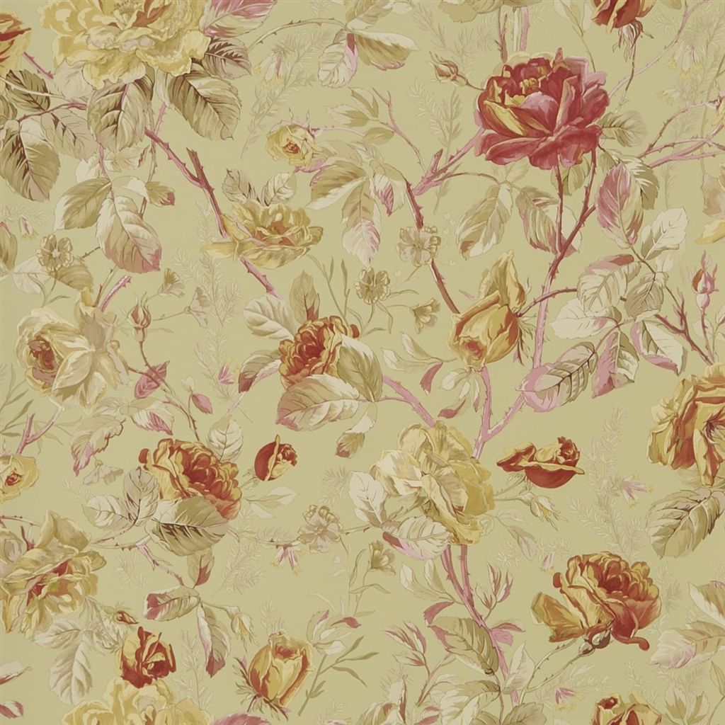 Marston Gate Floral - Celadon Wallpaper