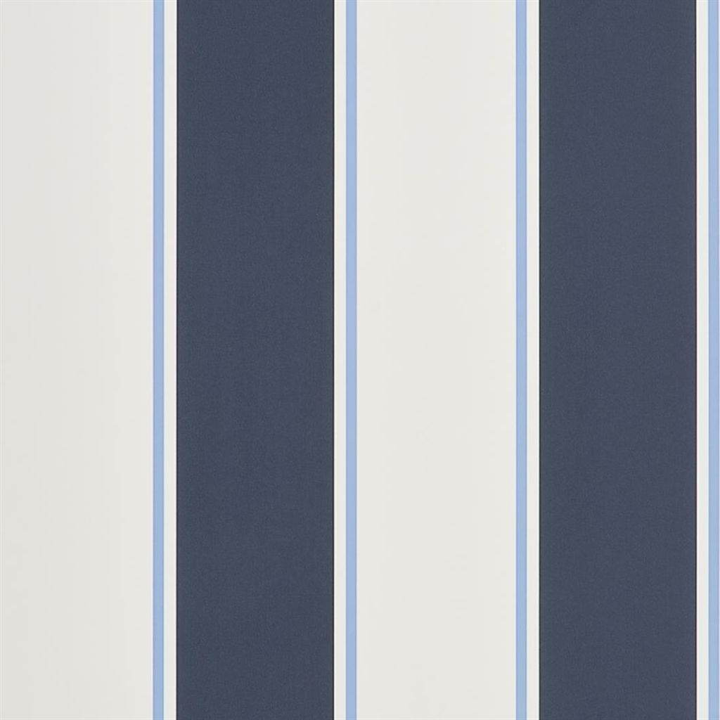 Mapleton Stripe - Midnight Wallpaper