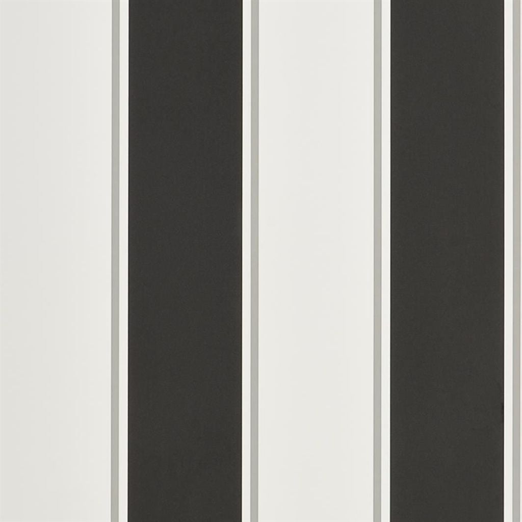 Mapleton Stripe - Carbon Wallpaper