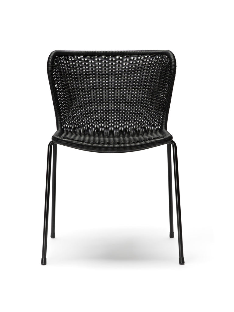 C603 chair outdoor (black) front