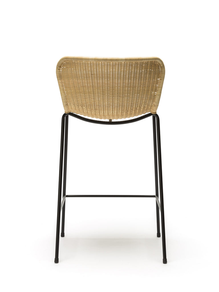 C603 stool indoor (natural rattan) back