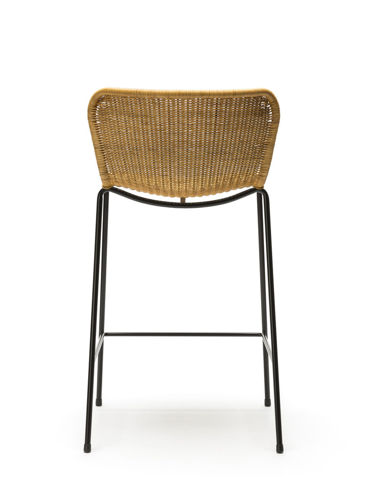 C603 stool indoor (rattan pulut) back
