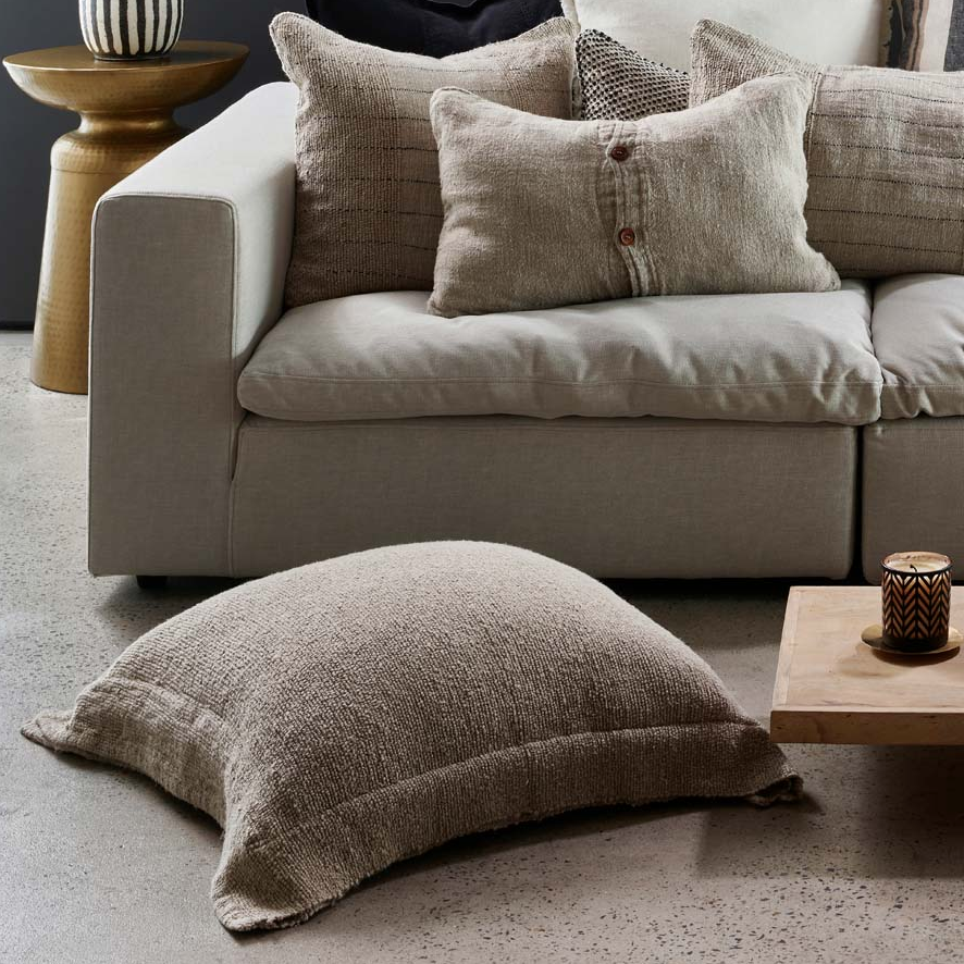 Oskar Linen Floor Cushion