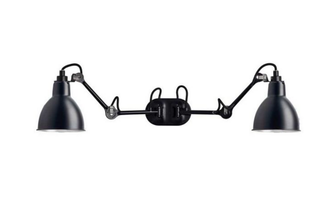 GRAS 204 DOUBLE WALL LAMP BLACK