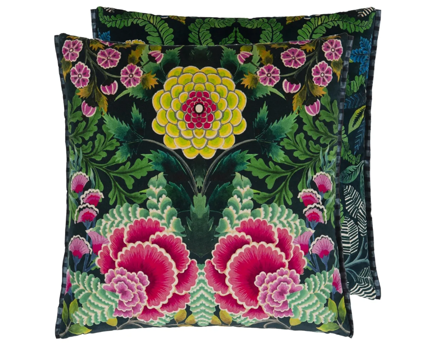 Brocart Decoratif Velours Cushion