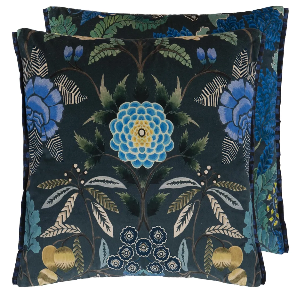 Brocart Decoratif Velours Cushion