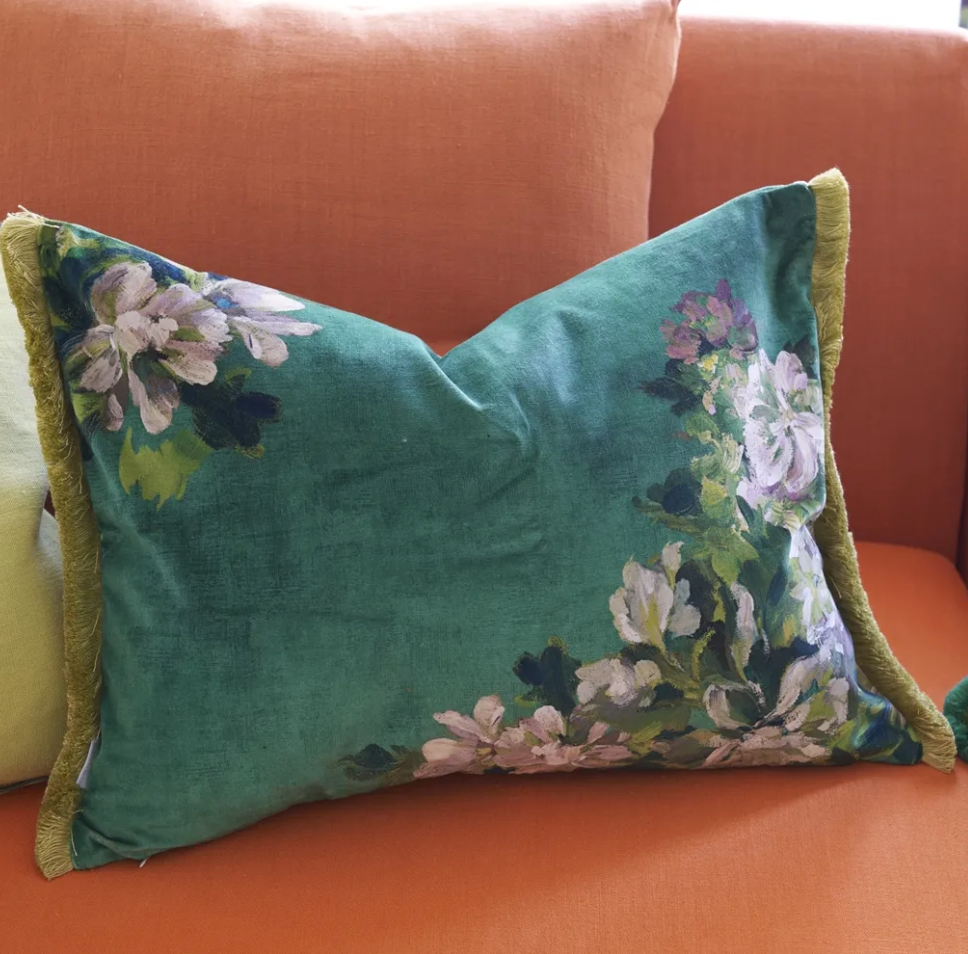 Fluers D Artistes Velours Cushion