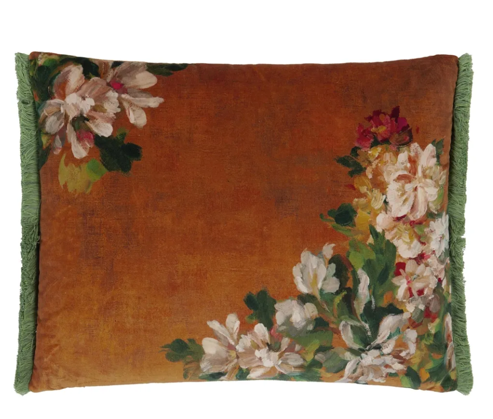Fluers D Artistes Velours Cushion