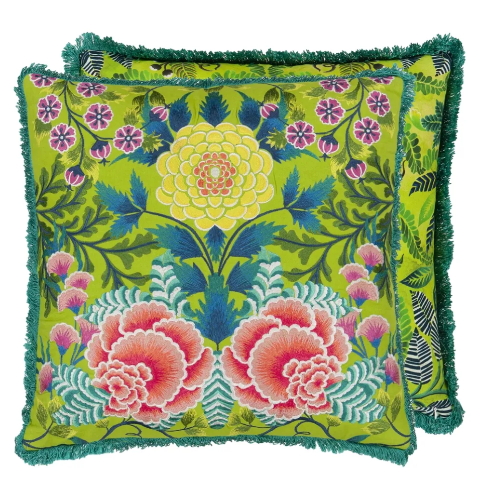 Brocart Decoratif Embroidered Cushion