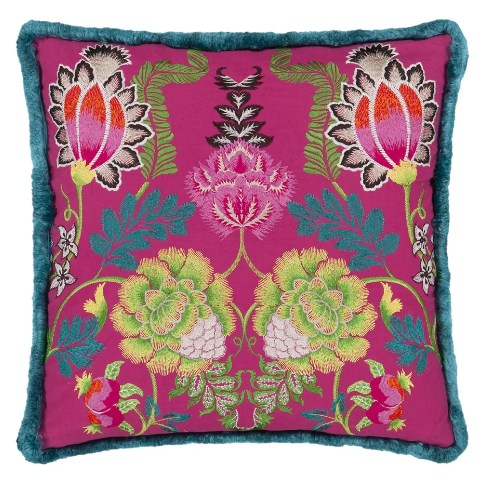 Brocart Decoratif Embroidered Cushion