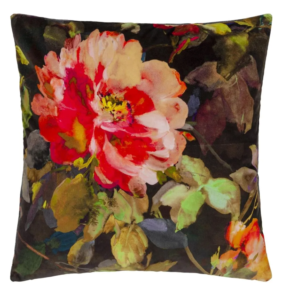Gertude Rose Velvet Cushion