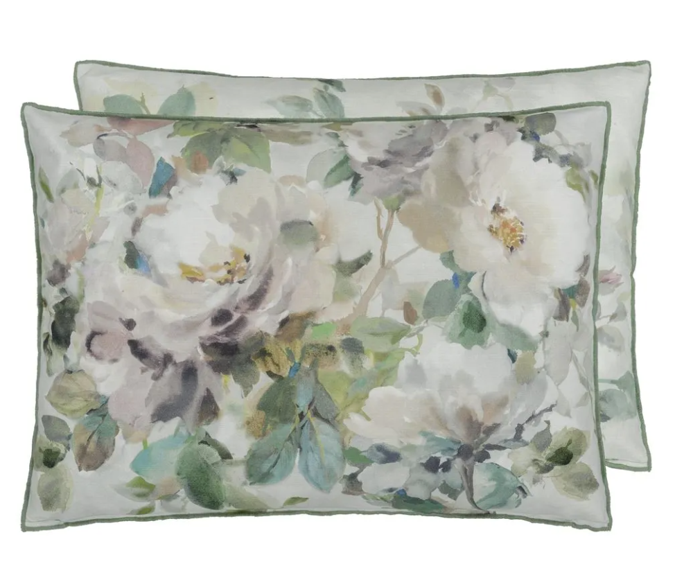 Thelmas Graden Celadon Cotton Cushion