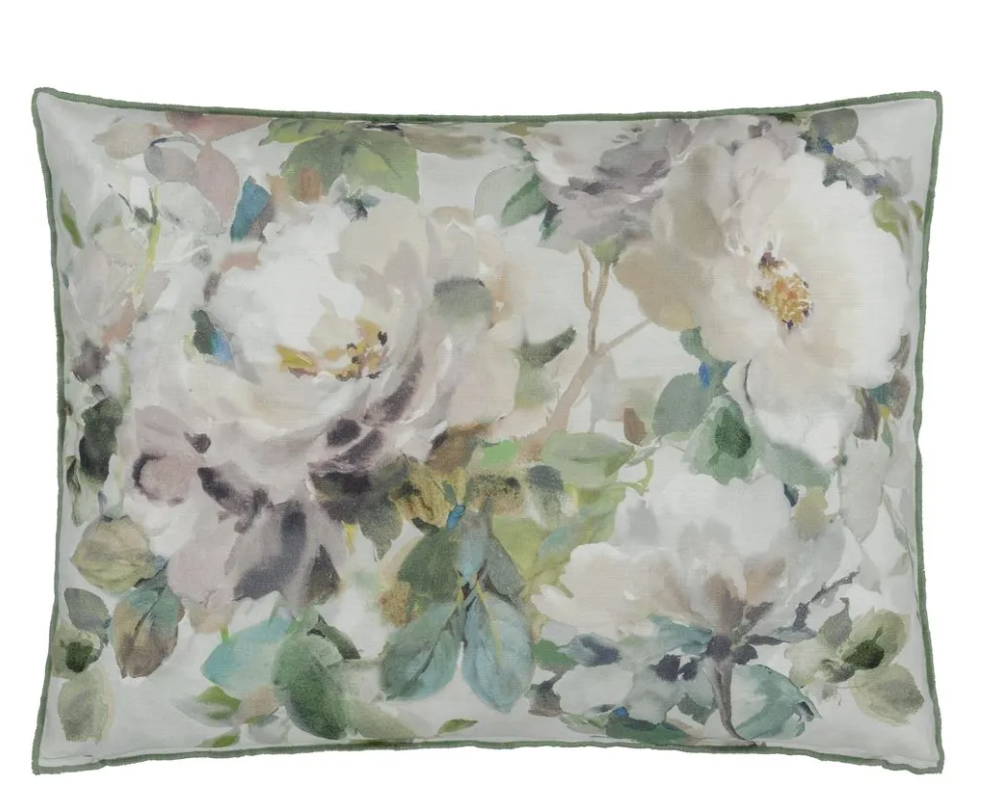 Thelmas Graden Celadon Cotton Cushion