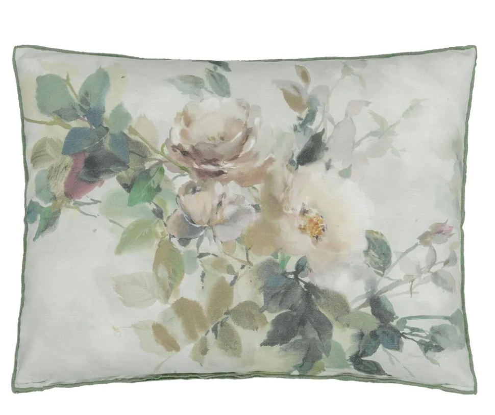 Thelmas Graden Celadon Cotton Cushion