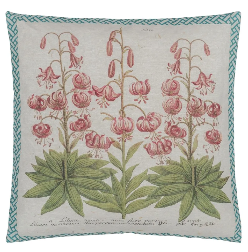 Crown Lily Canvas Cushion