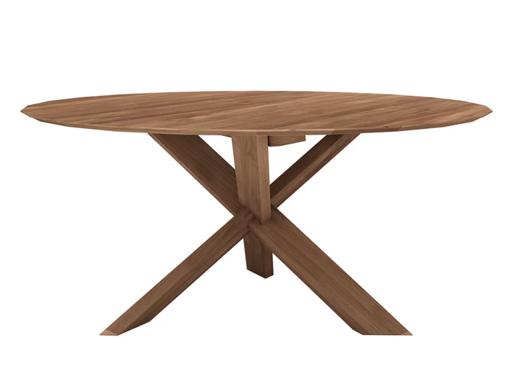 Teak Circle Dining Table