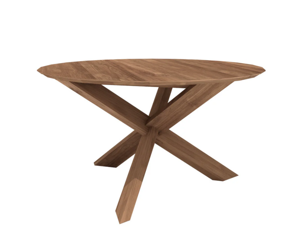 Teak Circle Dining Table