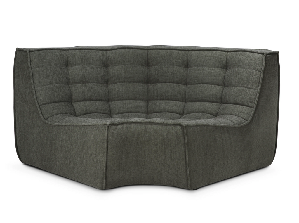 Sofa N701 - Round Corner - Moss Green