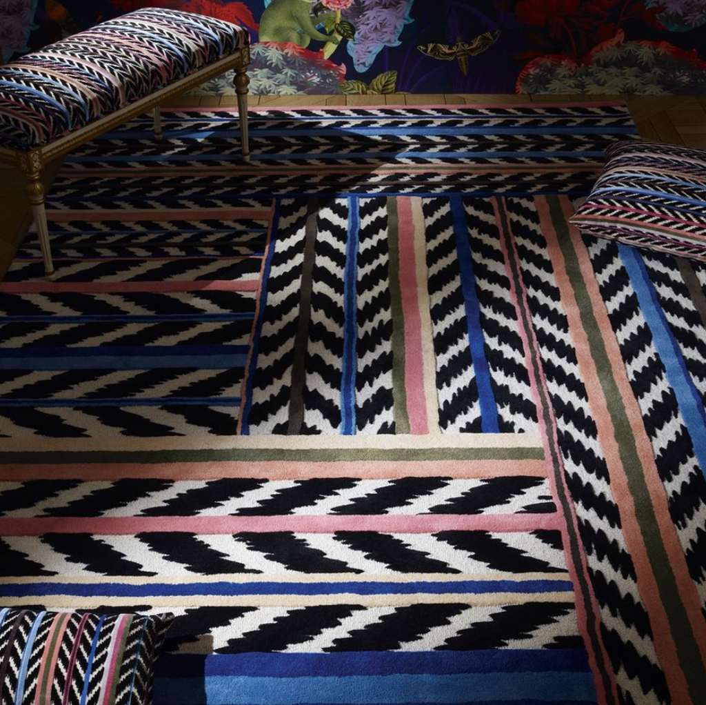 Jaipur Stripe Azur Floor Rug