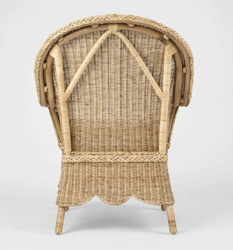 Hampton Rattan Occasional Arm Chair