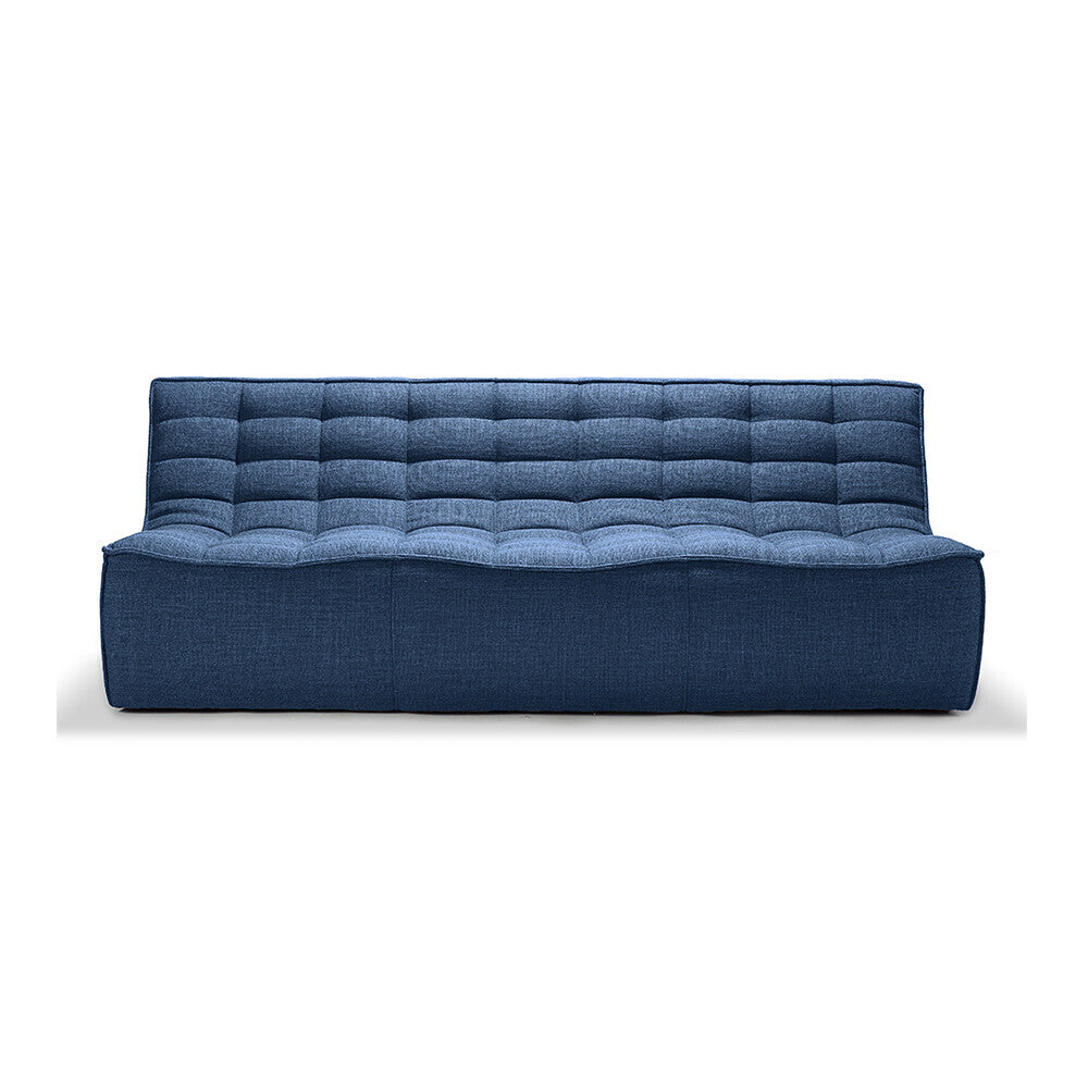 N701 sofa - 3 seater - blue by Jacques Deneef