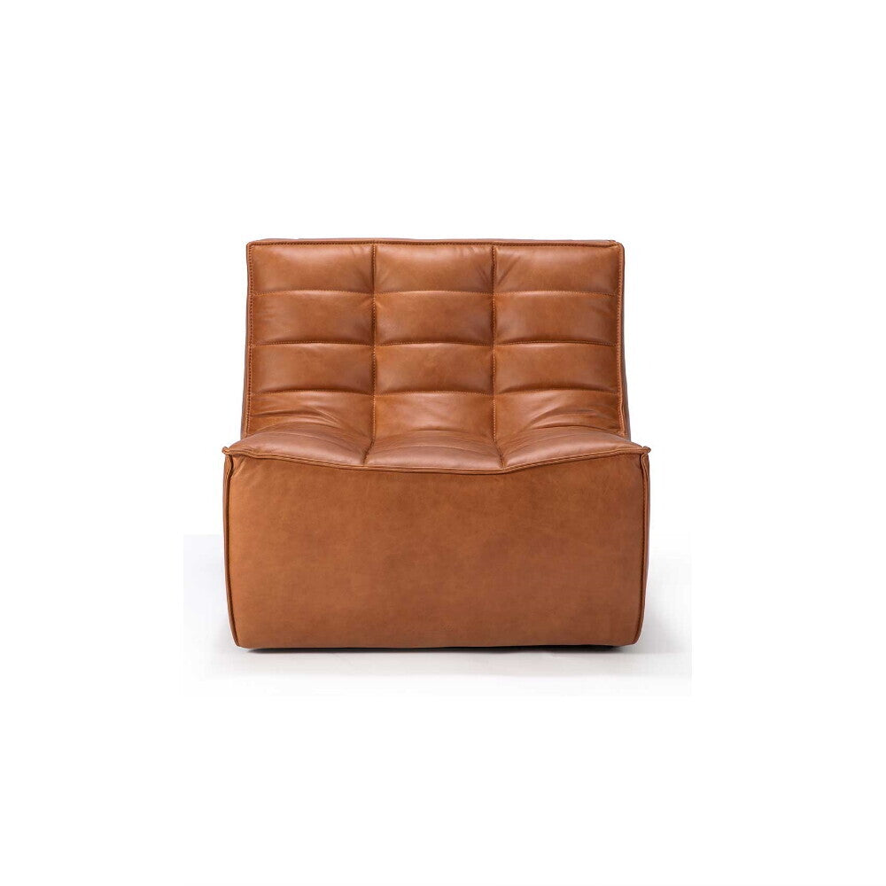 N701 sofa - 1 seater - old saddle by Jacques Deneef