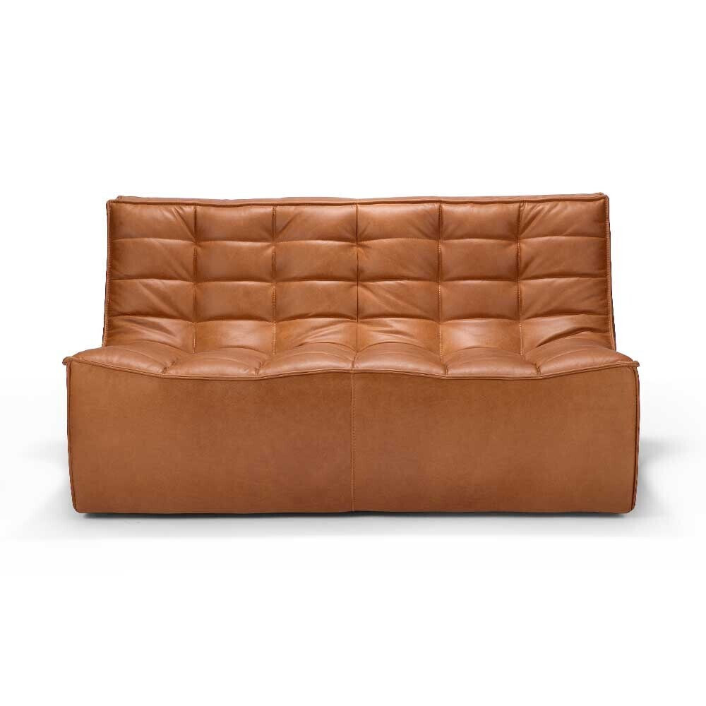 N701 sofa - 2 seater - old saddle by Jacques Deneef