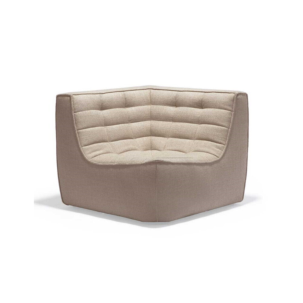 N701 sofa - corner - beige by Jacques Deneef