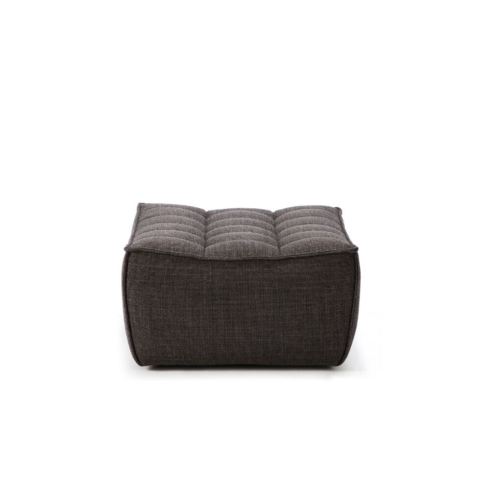 N701 sofa - footstool - dark grey by Jacques Deneef