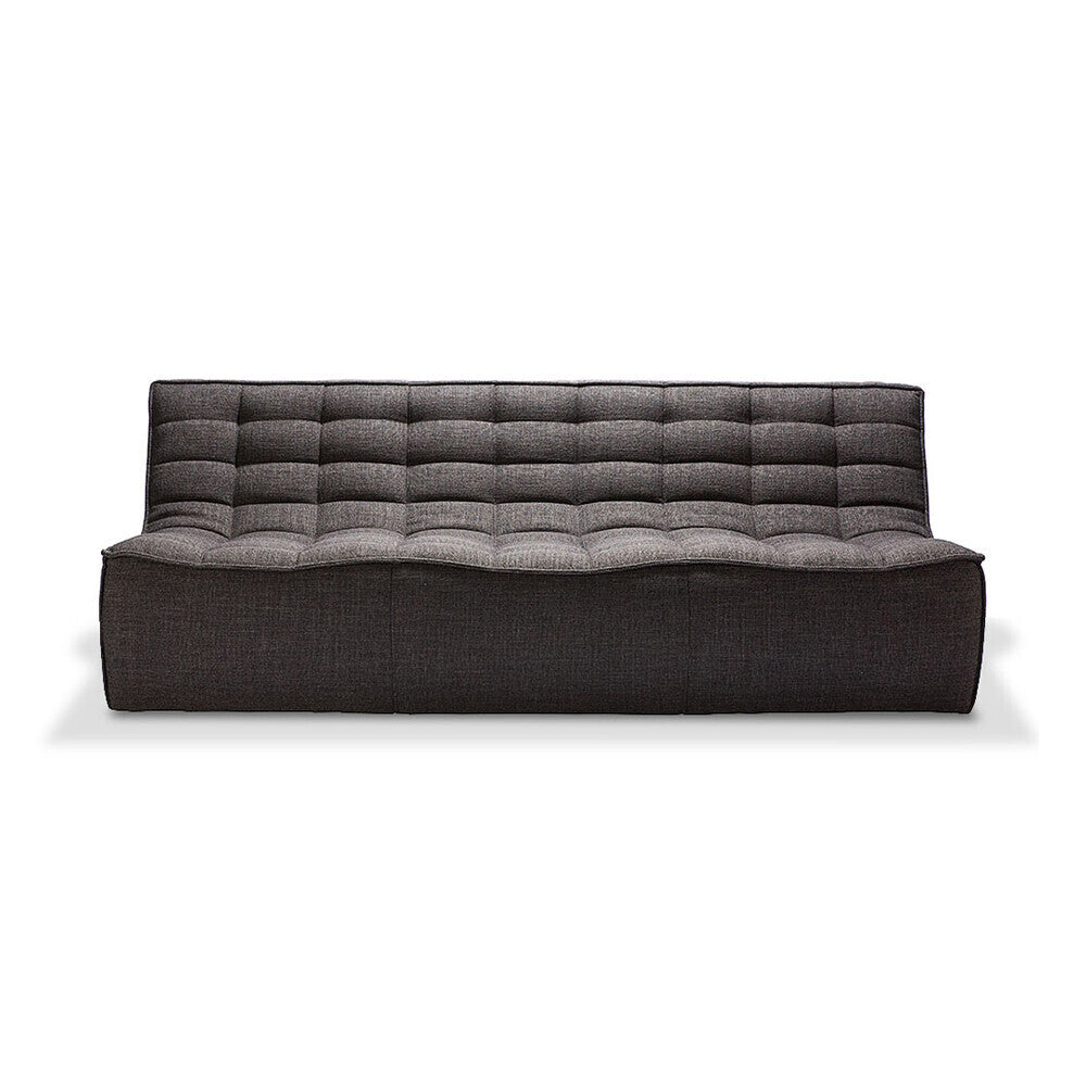 N701 sofa - 3 seater - dark grey by Jacques Deneef