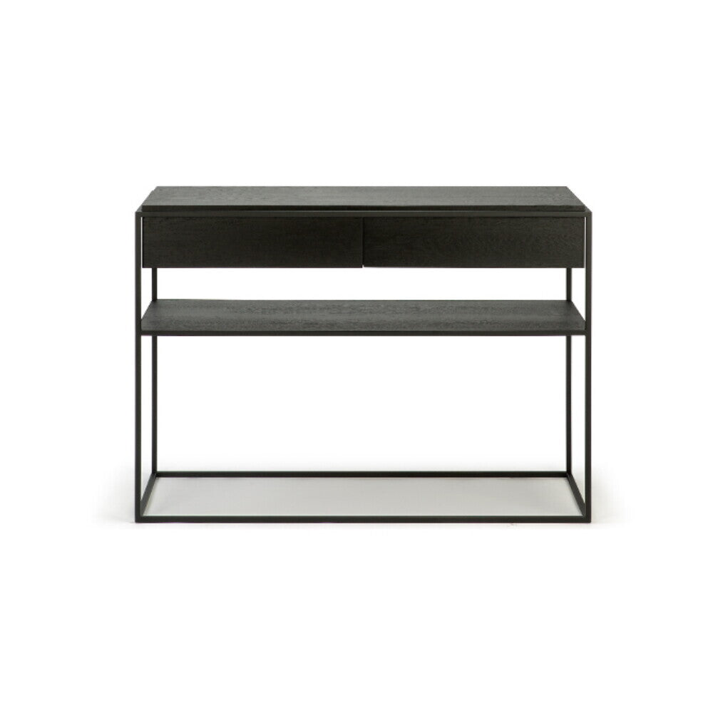 Oak Monolit black console by Sascha Sartory