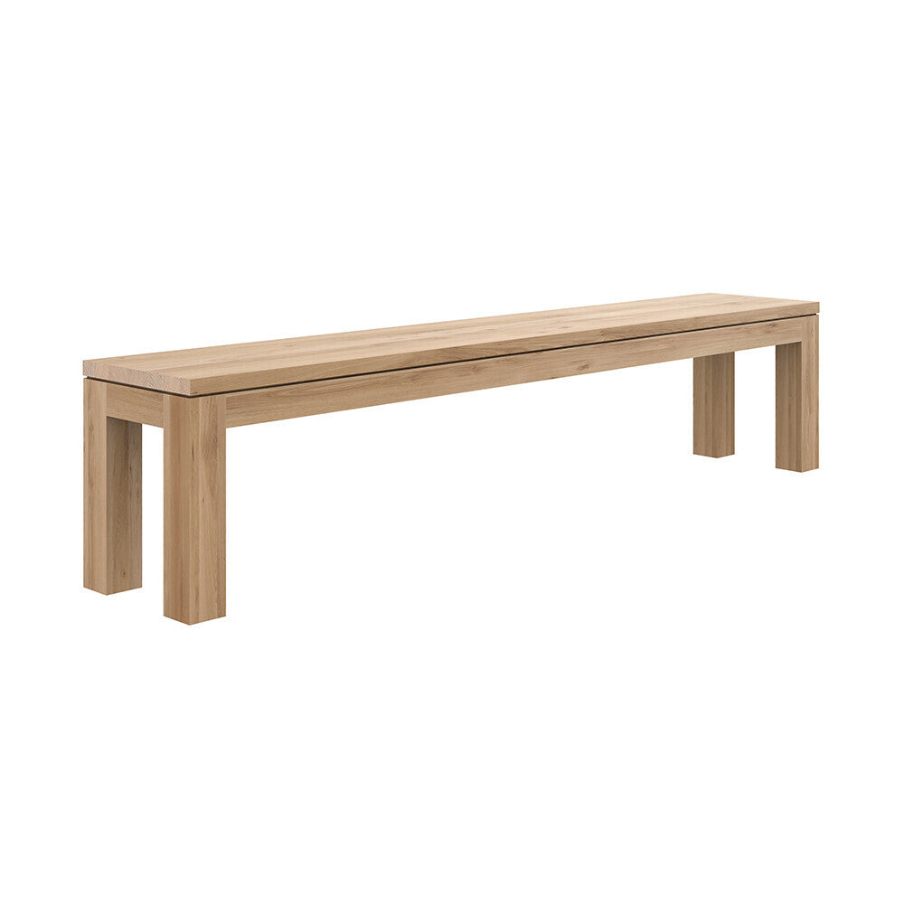 Oak Straight bench by Alain van Havre