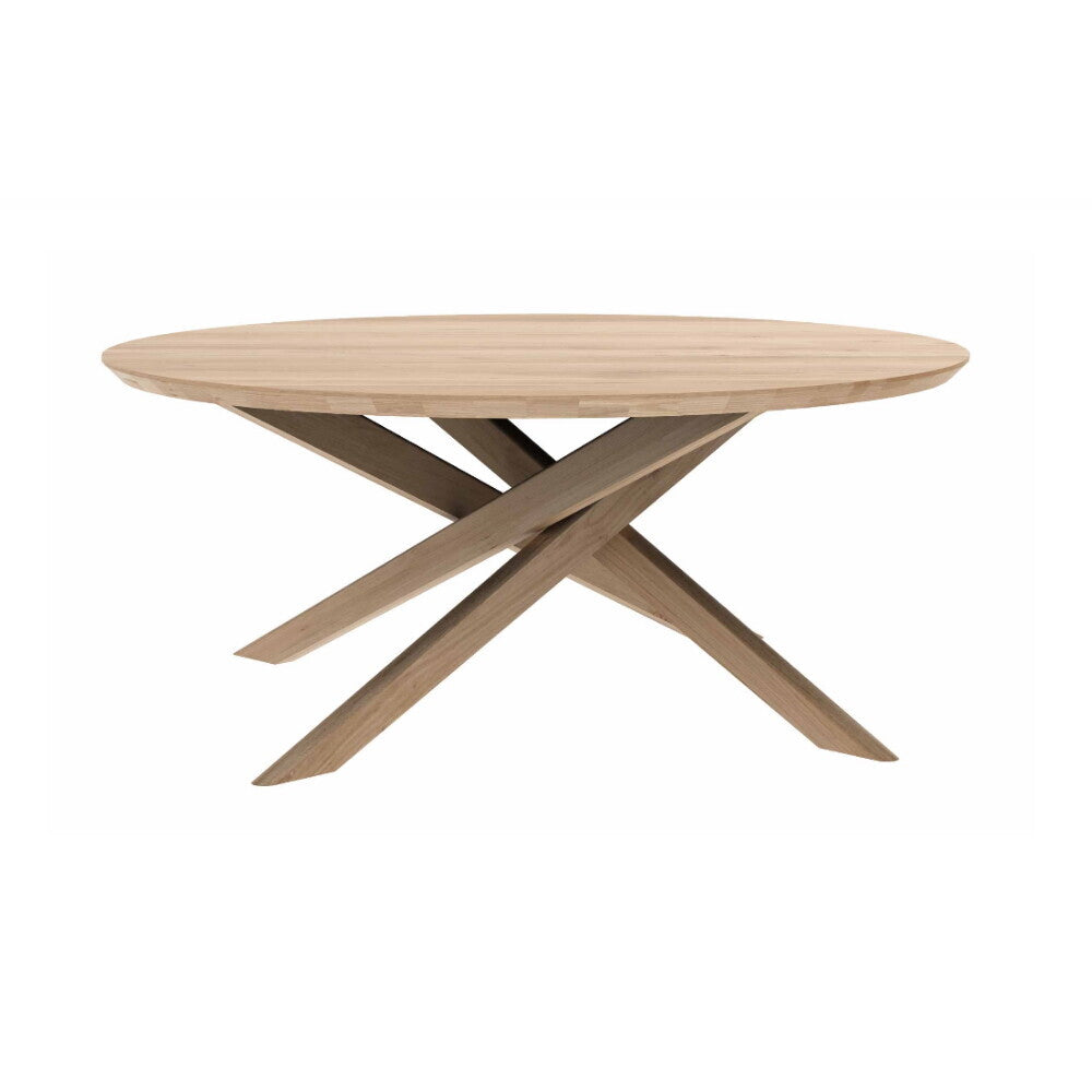 Oak Mikado round coffee table by Alain van Havre